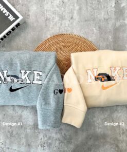 Custom Embroidered Cool Han x Giselle Couple Matching Hoodies Sweatshirts For Couples
