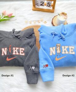 Custom Embroidered Frank x Brenda Couple Matching Hoodies Sweatshirts For Couples